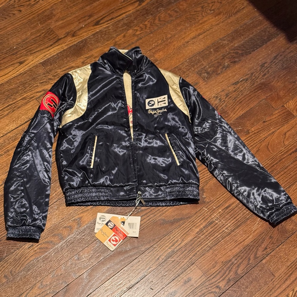 Satin Pepe Bomber Jacket